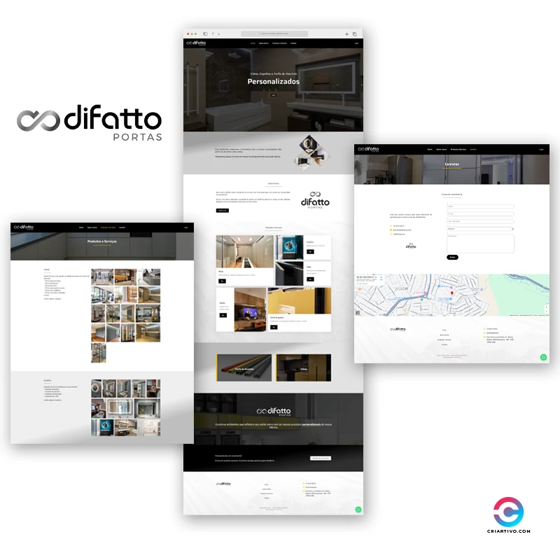 Site Institucional + Desenvolvimento de Logotipo
